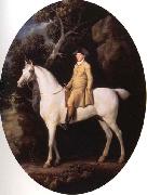 George Stubbs, Self-Portrait on a White Hunter